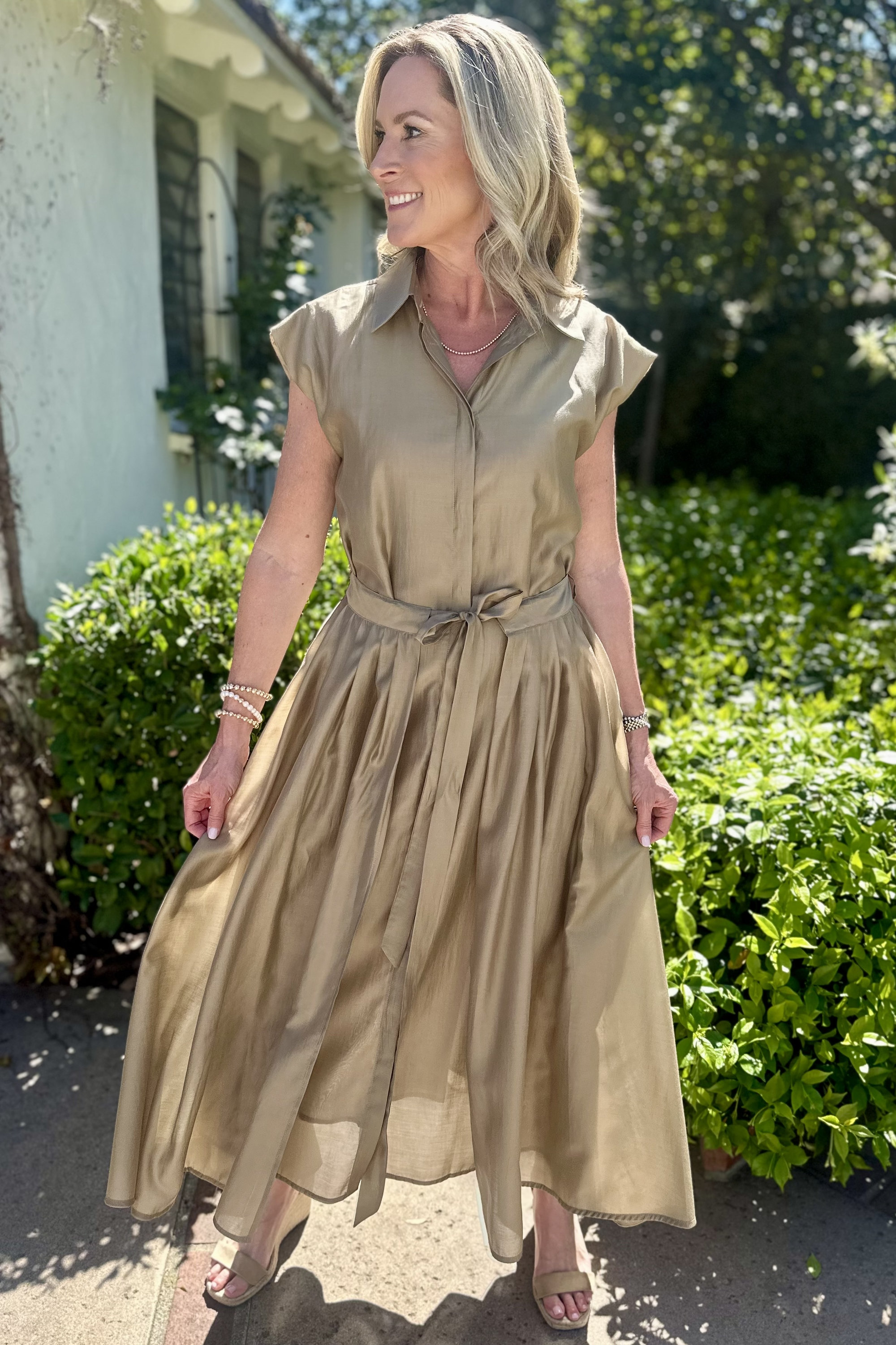 Rosso35 Garment Dyed Dress