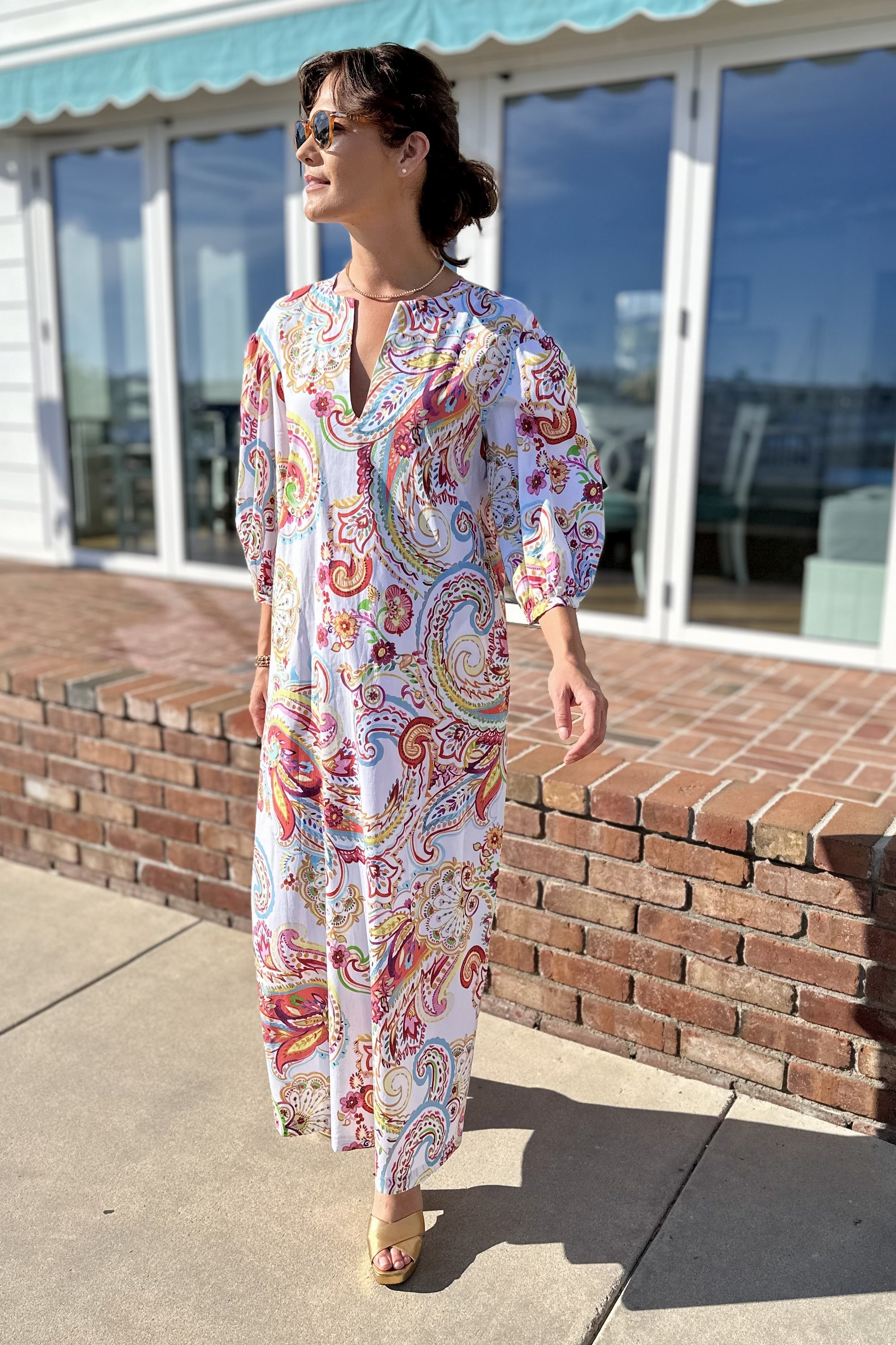 Mirto Floral Paisley Print Tunic